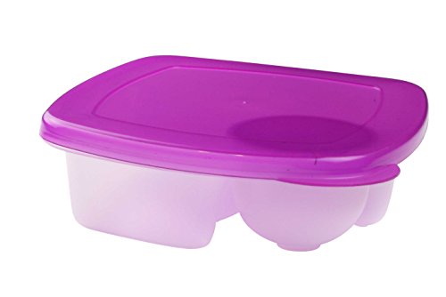 Brite Concepts Snack and Dip Container, Purple