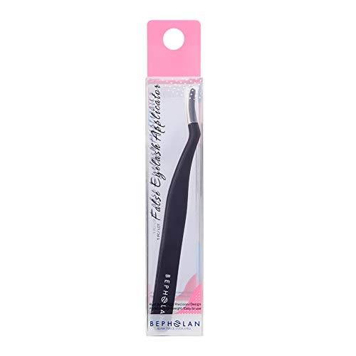 BEPHOLAN False Eyelashes Applicator Tool Eyelash Extension Tweezers Remover Clip Tweezers Nipper (Black)