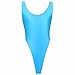FEESHOW Women's One Piece High Cut Swimsuit Bodysuit Leotard Top