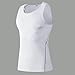 Audoc Man's Athletic Compression Base Layer Sport Tank Top (3 Pack)
