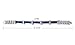 chaninely Blue Magnetic Therapy Bracelets for Men Arthritis Carpal Tunnel Pain Relief Titanium Stainless Steel Health Energy Bracelet Adjustable with Free Link Removal Tool