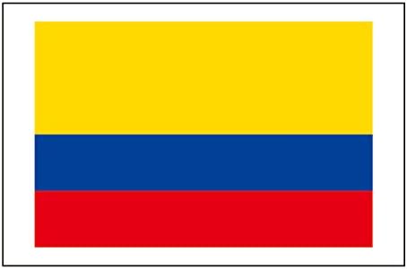 6 Large Colombia Flag Tattoos: Colombian World Cup Party Favors