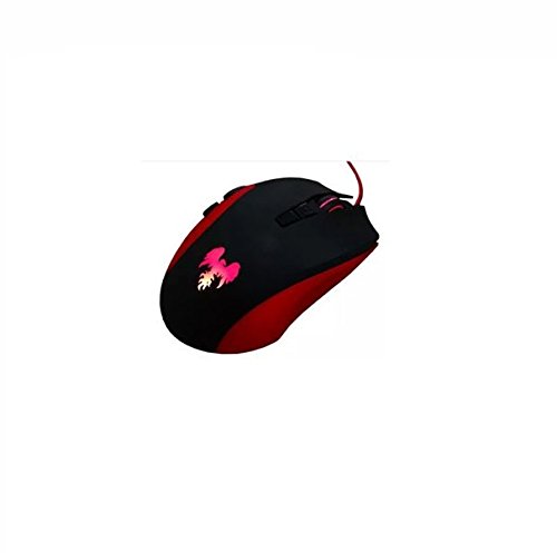 Mouse Gamer 4000 Dpi 9 Botões Macro Led Hawkon Severus