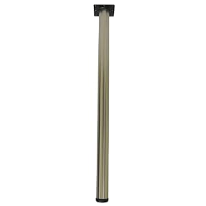 metal counter table inch steel brushed durable finish height legs leg tall