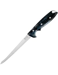 Buck Knives 035 Abyss Fishing Filete cuchillo con funda de cuero