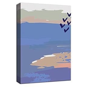 Canvas Wall Art Abstract Ink Watercolor Collection Painting Artwork for Home Prints Framed - 12x18 inches