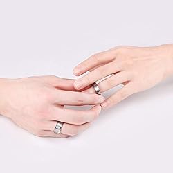 TRUMIUM 6mm Mens Womens Tungsten Wedding Ring Matte