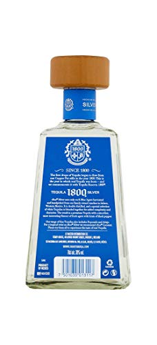 Cuervo 1800 Silver Tequila 38% vol. (1 x 0,7l) – Kristallklarer, mexikanischer Tequila hergestellt aus 100% blauer Agave von Hand gepflückt – Ideal für klassische Margaritas – Bild 3