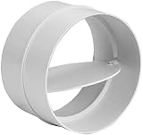Fantronix 150mm Circular Duct Connector Backdraught Shutter 6" Non-Return Damper view 4
