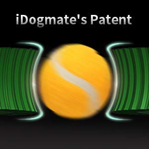 Dog Ball Launcher, iDog MIDI Rechargeable Automatic Pet Ball Thrower Interactive Ball Fetch Machine with 3 Balls