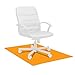 Amazon Basics Polycarbonate Office Chair ‎Rectangular Mat for Hard Floors, 47 x 51-Inch, Clear