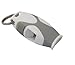 Fox 40 Sharx Whistle with Lanyard, White/Gray