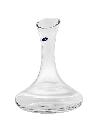 Amlong Crystal Lead Free Crystal Wine Decanter, Red Wine Carafe, Wine Gift, Wine Accessories (58 oz), Large (No Stopper)