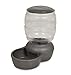 Petmate Replendish Gravity Feeder for Cats and Dogs, 4 Sizes Available, Mason Silver, 18 lb (24497)
