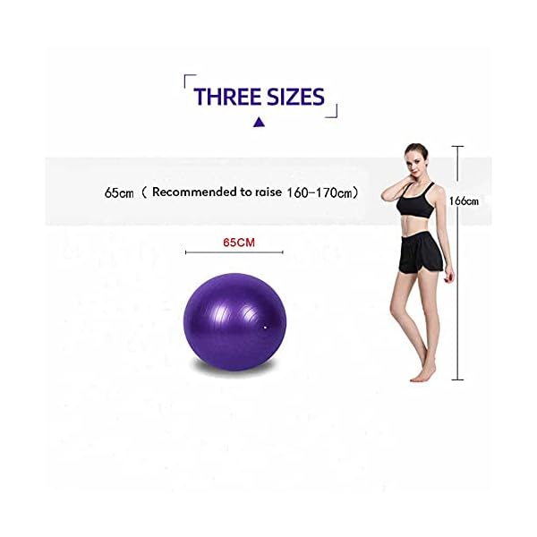 HKBTCH-Pilates-Ball-65cm-Extra-Thick-Anti-Burst-Exercise-Ball-With-Air-Pump-Non-Slip-Stability-Balance-Gym-Ball-For-Yoga-Pilates-Fitness-Pregnancy Pilates Ball, 65cm Extra Thick Anti-Burst Exercise Ball With Air Pump, Non-Slip Stability Balance Gym Ball For Yoga…