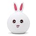 Goline Nursery Night Light, Cute Led Night Light, Kawaii Table Lamp, Bunny Nightlight for Children, Kids Lamps for Bedrooms, Bathroom Decor, Toddler Toys for Girls Age 1, Baby Gril Gifts.(NL011-PK)