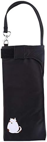 Vialifer 傘カバー 超吸水 マイクロファイバー 折りたたみ傘ケース 超軽量 傘防水ケース 収納ポーチ 吸水力抜群 携帯便利 傘入れ 折り畳み傘袋 傘収納カバー ブラック