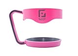 GlacierPoint 30 oz Tumbler Handle. Fits YETI RTIC And Many More! (Pink)