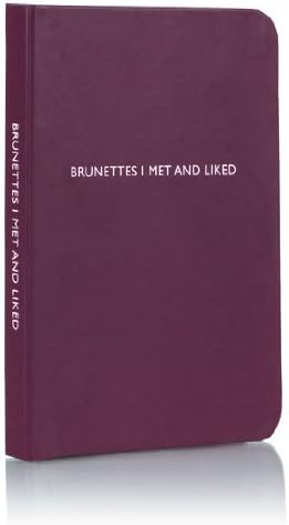 Archie Grand Brunettes I Met and Liked Notebook - Burgundy