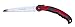 Heavy Duty 8 Inch Folding Pruning Hand Saw - Tri Edge Japanese Steel Blade - Pull Action - Ideal For Gardening, Tree Trimming, Camping and Hunting