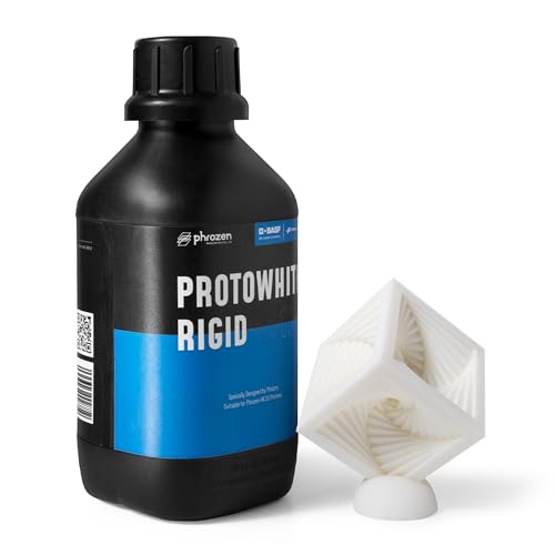 phrozen Protowhite Rigid Resin 405nm LCD UV-Curing Standard Photopolymer Resin Great for Industrial Prototype (1KG) at Amazon