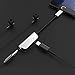 Headphone Adapter for iPhone Connect to 3.5mm Headphone Aux Audio & Charge Jack for iPhone X/XS/XSMax/XR/8/8 Plus/7/7Plus Chargers & Power Adapters Support Music and Charger Compatible iOS12 Systemthumb 2