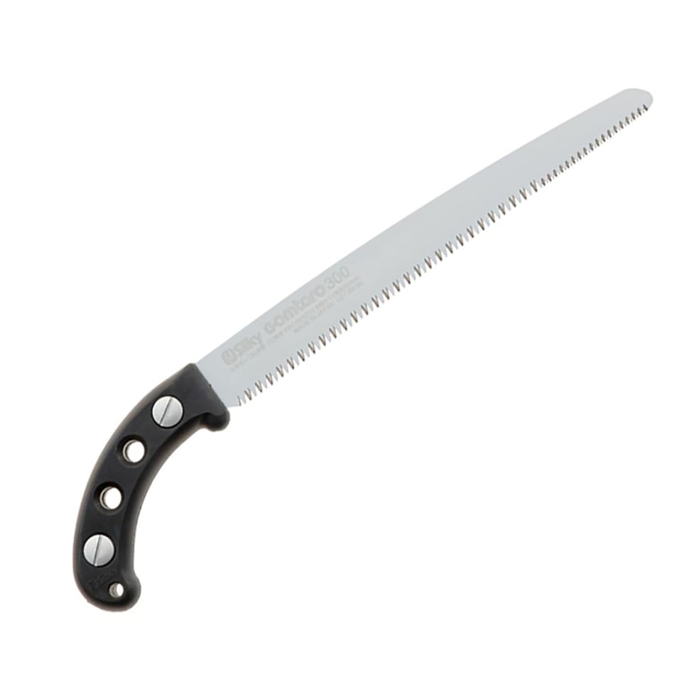 Silky Gomtaro Pro-Sentei 300 mm Japansäge – Sonderedition mit Fein- und Grobverzahnung, geradem Blatt, Hartchrombeschichtung, Gummigriff und Köcher für präzise Schnitte in Garten und Obstbau 2
