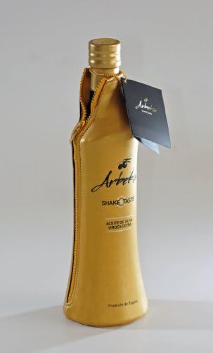 Extra Virgin Olive Oil, Cold Pressed, Unfiltered, Dark Green Bottle, with Reusable Cover and