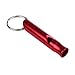 Ollow Hollow ON'H 10pcs Lot Emergency Hiking Camping Survival Aluminum Whistle Key Chain Assorted Colors