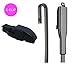 AutoTex Clix Wipers - Pink Carbon Fiber Automotive Wiper Blades - Universal Clip On Replacement Windshield-Wipers - All-Weather - Single Blade (20