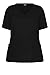 MediFit Womens Solid Buttoned Mock Wrap Medical Top