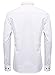 Coofandy Men's Button Down Dress Shirts Casual Slim Fit Shirts, White, L
