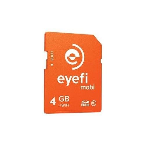 Eye-fi Mobi 4GB FF Mobi 4GB SDHC Card + FREE 30 Days Eyefi Cloud