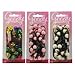 Goody Girls Mosaic Twinbead Ponytailer, 16 Count, pack of 1(Assorted Colors)