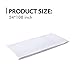 16-Pack Rectangle Plastic Tablecloth - Premium Rectangular Table Cloths Table Covers 54
