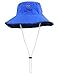 Tuga Boys Reversible Bucket Sun Hat (UPF 50+), Royal/Navy, Medium