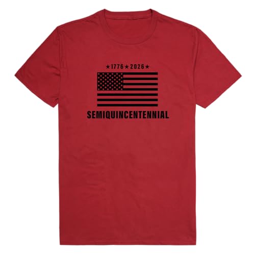America 250th Anniversary Tees, Flag, Cardinal, L at Amazon
