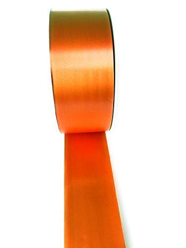 INERRA Ribbon - 100 Yards - 50mm (2") Florist Wedding Car and Craft Uses (Orange)