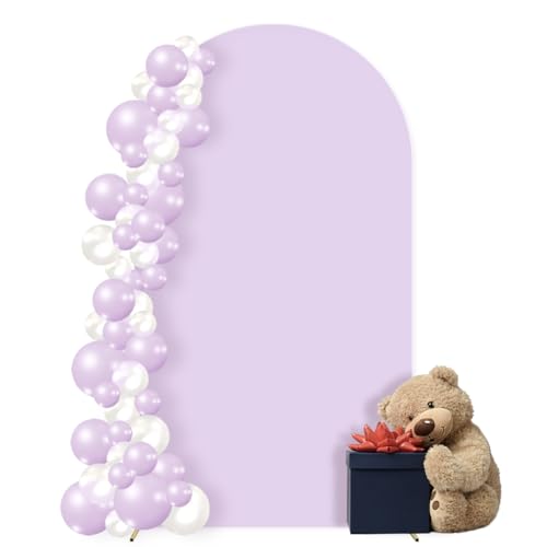 Lilac Arch Backdrop Cover 6x2.6FT