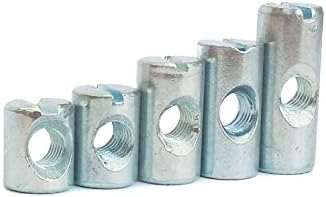 Husseinbolt New Replacement M6 Bed Bolt Barrel Nuts (10, 18mm)