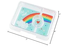 Yumbox Snack Box - 3 Compartment - Leakproof Bento