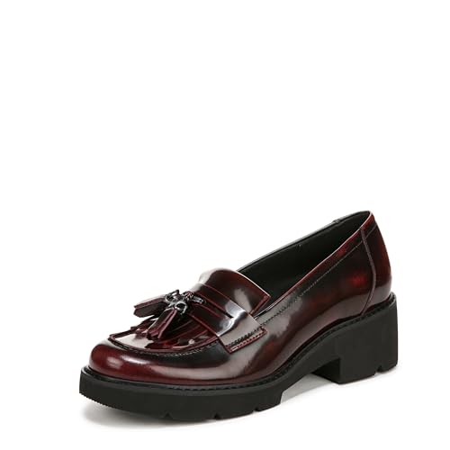 Naturalizer Womens Desmond Tassel Loafer Cranberry Red 9 M