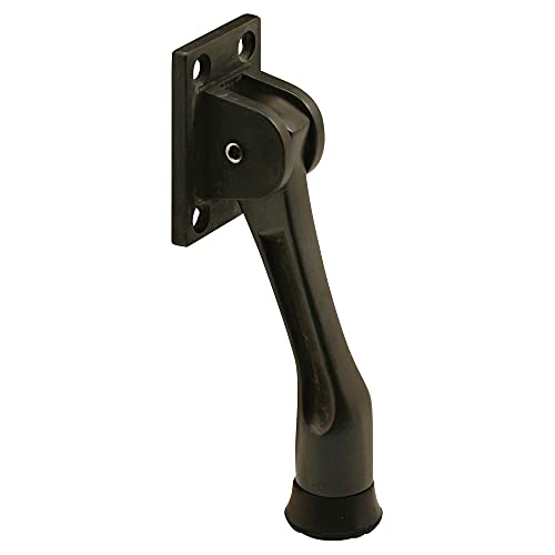 Prime-Line MP4538 Door Holder, 4 in, Zinc Diecast, Bronze-Plated Finish, Drop D…