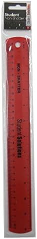 Student Solutions Shatterproof Ruler - 30cm / 12in Ruler, by Premier