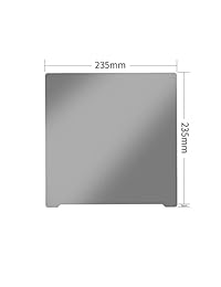 Eryone - Plataforma para impresora 3D, Maflex magnética, flexible, calefactable, con pegatina para impresora 3D, 1,220.866 in, 9,261.220 in, 8,670.079 in, 6,502.559 in, 4.724 in