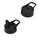Luzhi Straw Lid for Hydro Flask Wide Mouth - Leak Proof and Durable Caps for Tumbler, Water Bottles and Metal Flasks - Hydroflask Covers for Sports, Exercises and Fitness - 2 Lids, 4 Straws, 2 Cleaner
