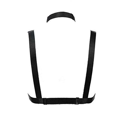 Jelinda Cage Bra Women Harness Elastic Cupless Hollow Out Strappy Crop Top-SY09