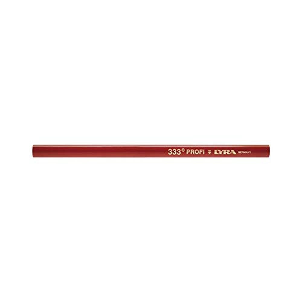 Lyra L4332113 LYRA Carpenter's Pen 333® Oval 24 cm Long Sharpened Pencil in Professional Design, Ideal for Marking on Wood, Display of 100 Pieces