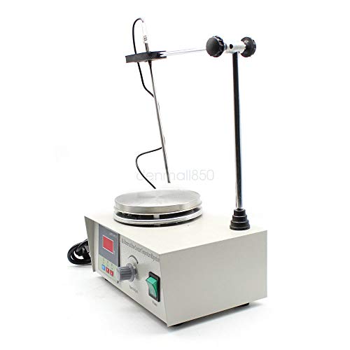 Magnetic Stirrer, Digital Display 85-2 Magnetic Stirrer Laboratory Magnetic Heating Hot Plate Mixer 1000ml 110V (USA Stock) - Thumbnail 2