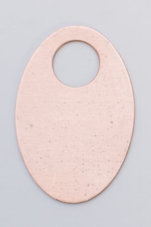 Copper Oval Washer, 24 Gauge, 1-3/16 By 3/4 Inch, Pack Of 6 | MET-530.35